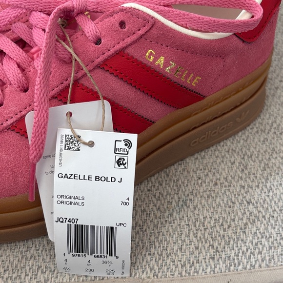 Adidas Gazelle Bold Pink Sneakers - Picture 2 of 7